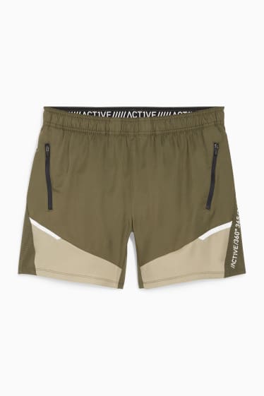 Men - Active shorts - dark green