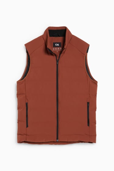 Heren - Sportvest - bruin