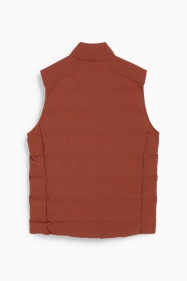 Men - Technical gilet - brown