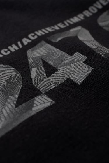 Hommes - Sweat à capuche - noir