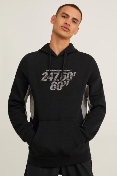 Men - Hoodie  - black