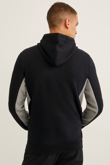 Hommes - Sweat à capuche - noir