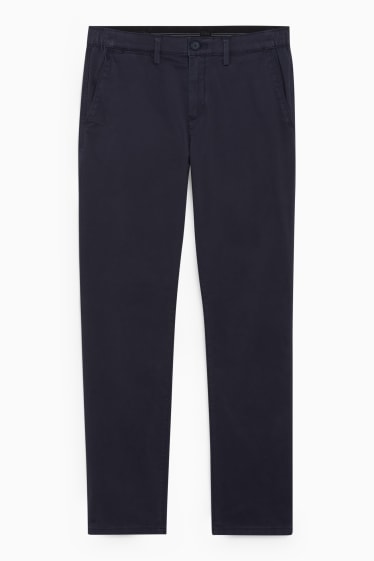 Hommes - Chino - coupe slim - LYCRA® - bleu foncé