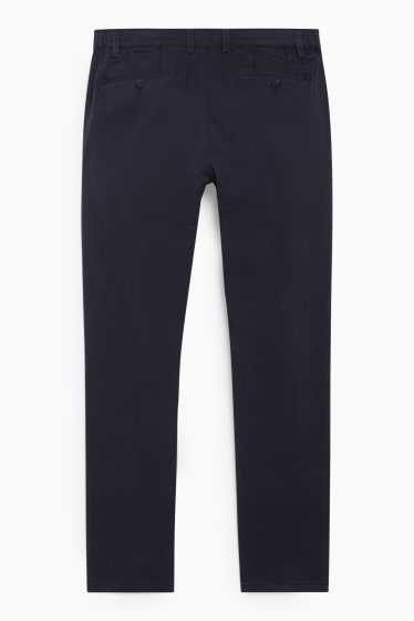 Uomo - Pantaloni chino - slim fit  - Flex - LYCRA® - blu scuro