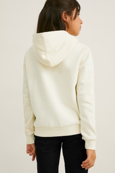 Enfants filles - Harry Potter - sweat à capuche - crème