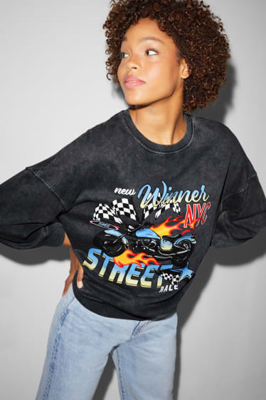 Femmes - CLOCKHOUSE - sweat - gris chiné