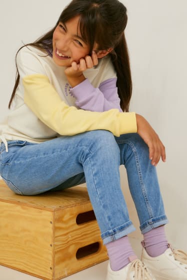 Enfants filles - Skinny jean - jean bleu