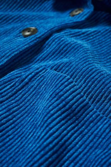 Damen - CLOCKHOUSE - Cordbluse - blau