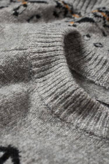 Uomo - CLOCKHOUSE - maglione - grigio melange