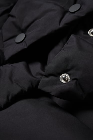 Mujer - CLOCKHOUSE - plumífero con capucha - negro