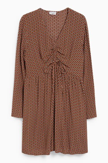 Teens & young adults - CLOCKHOUSE - dress - patterned - brown