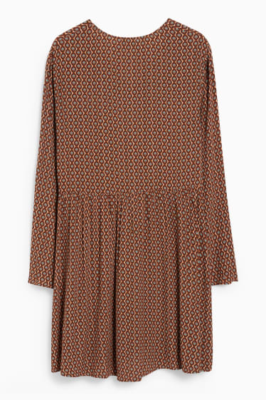 Donna - CLOCKHOUSE - vestito - fantasia - marrone