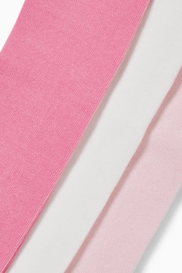Kinder Mädchen - Multipack 3er - Strumpfhose - rosa