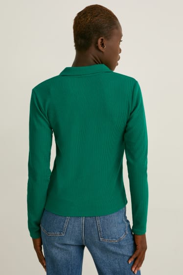 Femei - Tricou polo - verde