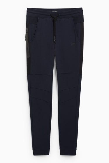 Hommes - CLOCKHOUSE - pantalon de jogging - bleu foncé