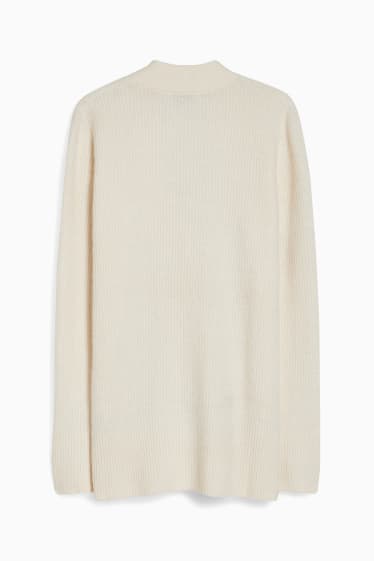 Donna - Cardigan basic - bianco crema