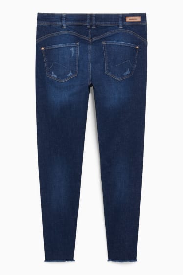 Adolescenți și tineri - CLOCKHOUSE - skinny jeans - talie medie - LYCRA® - denim-albastru