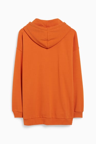 Kobiety - Bluza z kapturem - pomarańczowy