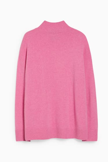 Damen - Kaschmir-Pullover - pink