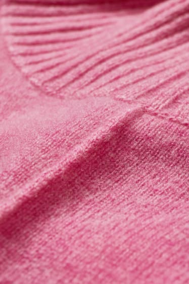 Femei - Pulover din cașmir - roz
