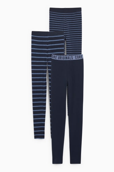 Children - Multipack of 3 - long pants - dark blue