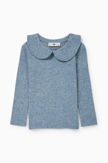 Children - Thermal long sleeve top - light blue-melange