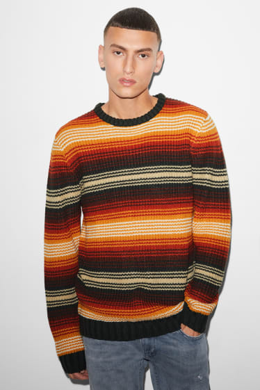 Bărbați - CLOCKHOUSE - pulover - cu dungi - multicolor