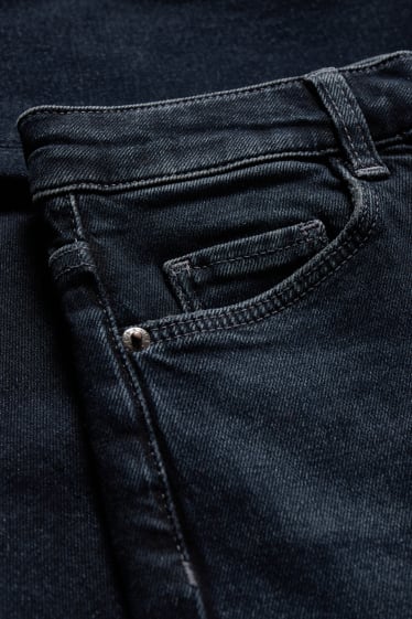 Dona - Slim jeans - high waist - texà blau fosc