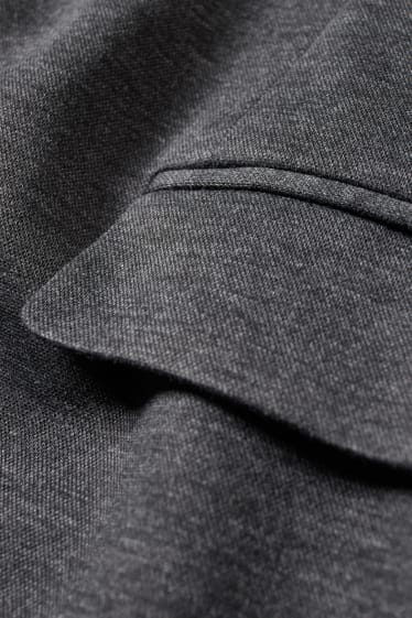 Hommes - Veste de costume - slim fit - Flex - LYCRA® - gris foncé