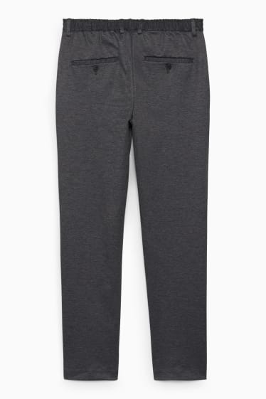 Hombre - Pantalón de vestir - colección modular - slim fit - Flex - LYCRA® - gris oscuro