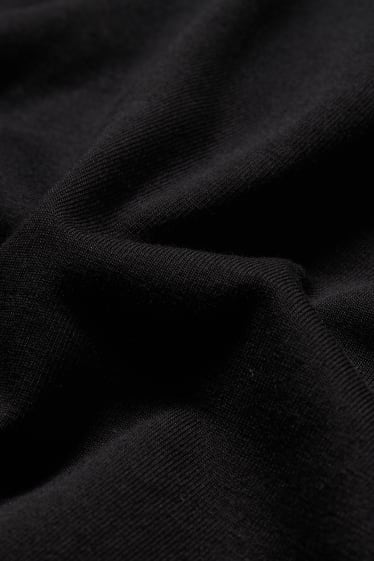 Damen - CLOCKHOUSE - Crop Langarmshirt - schwarz