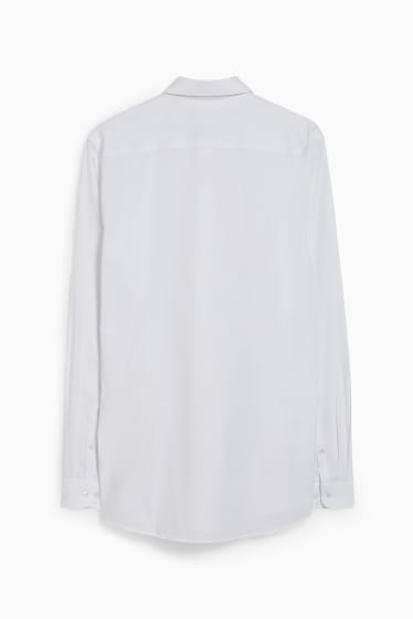 Heren - Business-overhemd - slim fit - extra lange mouwen - gemakkelijk te strijken - wit