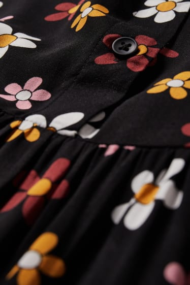 Femmes - CLOCKHOUSE - robe - à fleurs - noir