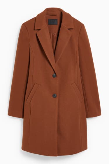 Femmes - Manteau - couleur toffee