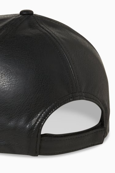 Jóvenes - CLOCKHOUSE - gorra - polipiel - negro