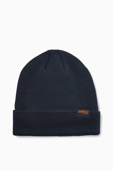 Men - Knitted hat - dark blue