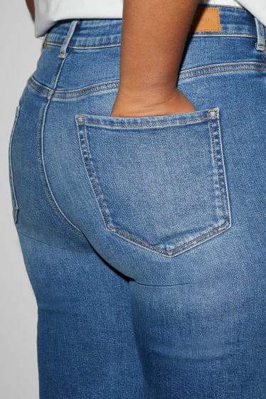 Ragazzi e giovani - CLOCKHOUSE - flared jeans - vita alta - jeans blu