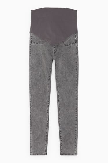 Dámské - Těhotenské džíny - jegging jeans - LYCRA® - džíny - šedé