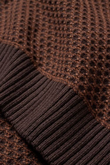 Men - CLOCKHOUSE - jumper - dark brown