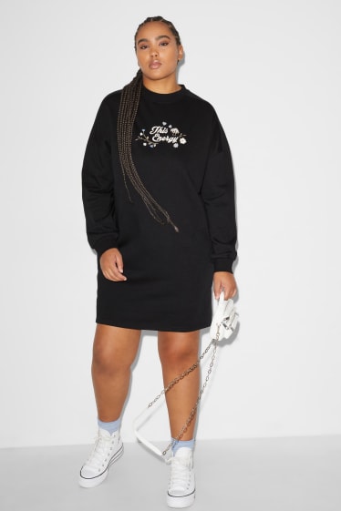 Teens & young adults - CLOCKHOUSE - sweatshirt dress - black