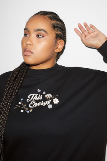 Teens & young adults - CLOCKHOUSE - sweatshirt dress - black