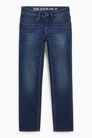 Kinder - Slim Jeans - Jog Denim - dunkeljeansblau