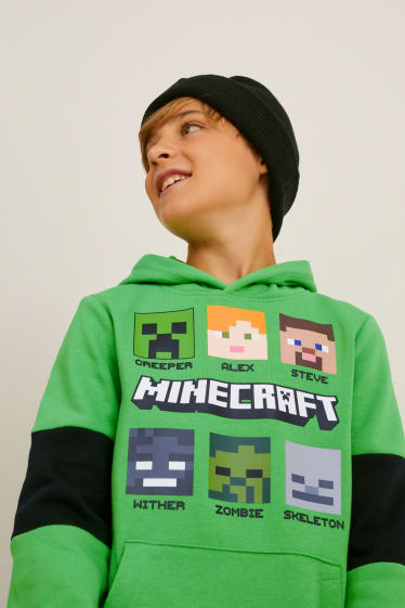 Kinder - Minecraft - Hoodie - grün