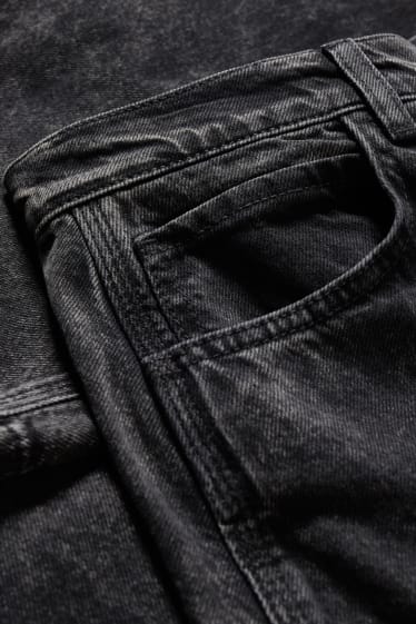 Dames - CLOCKHOUSE - loose fit jeans - low waist - zwart