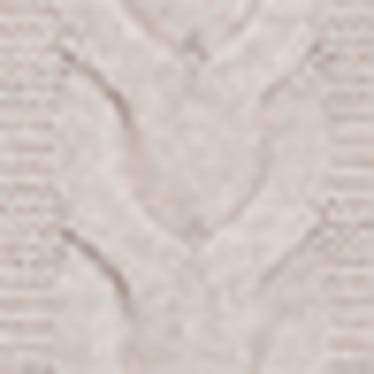 Donna - Maglione di cashmere - motivo a treccia - grigio-marrone