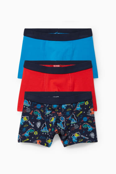 Kinder - Multipack 3er - Boxershorts - blau