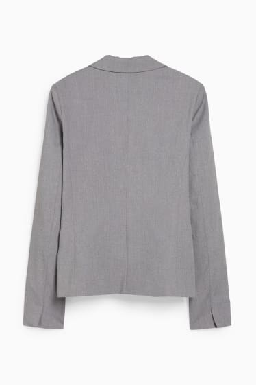 Femmes - Blazer de bureau - regular fit - gris chiné