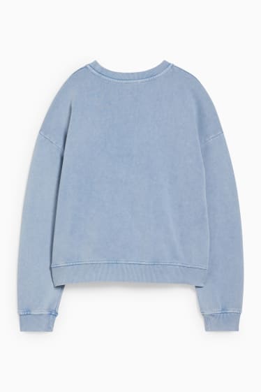 Women - Sweatshirt - light blue-melange