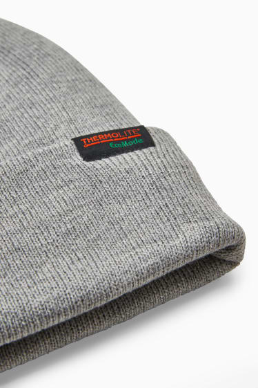 Hombre - Gorro de punto - THERMOLITE® - gris claro jaspeado