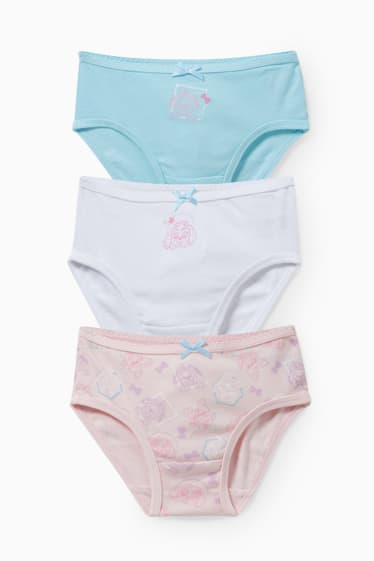 Enfants filles - Lot de 3 - Pat’Patrouille - culottes - bleu clair